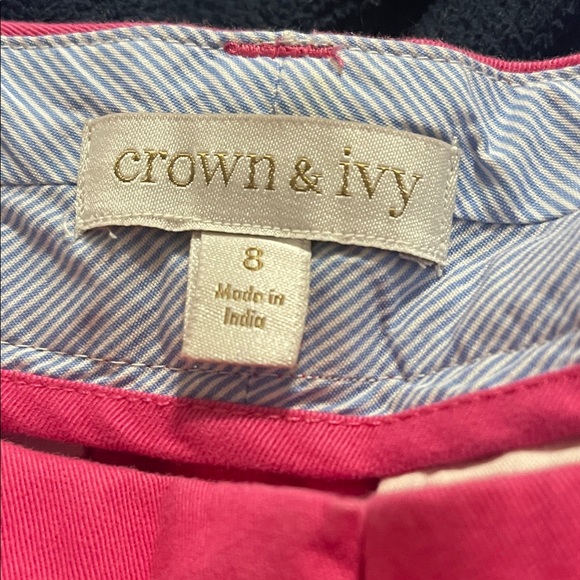 Size 8 Crown & Ivy Vibrant Pink Women's Shorts - Picture 5 of 6